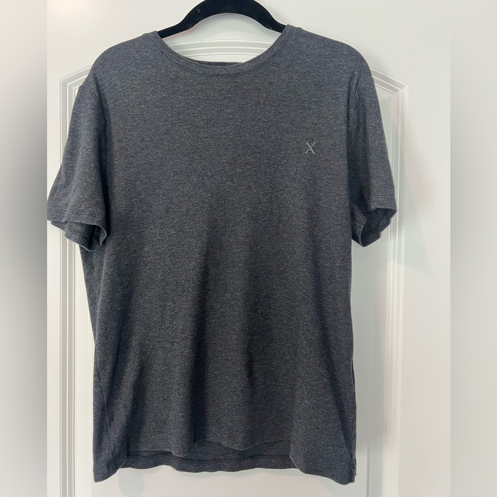 Express Men’s 100% cotton t-shirt, size extra small, dark grey gray